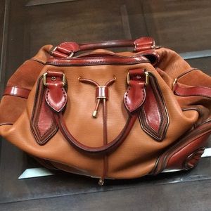 Burberry Leather Orange Bag